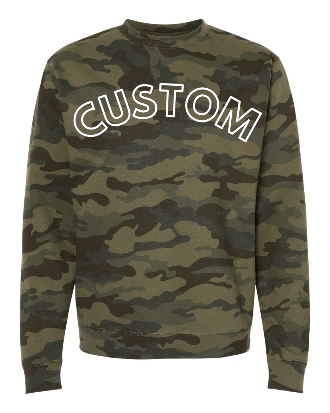 Dark Camo Custom Sweatshirt