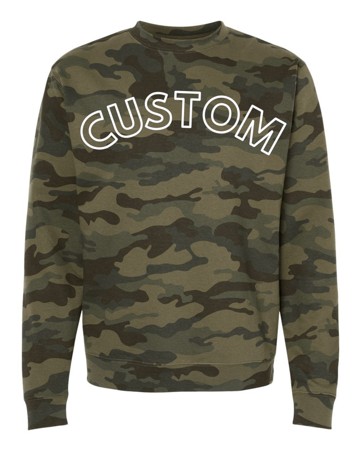 Dark Camo Custom Sweatshirt