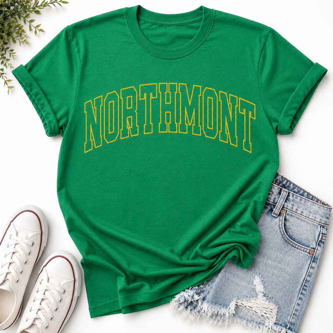 CUSTOM HOLLOW FONT GRAPHIC TEE