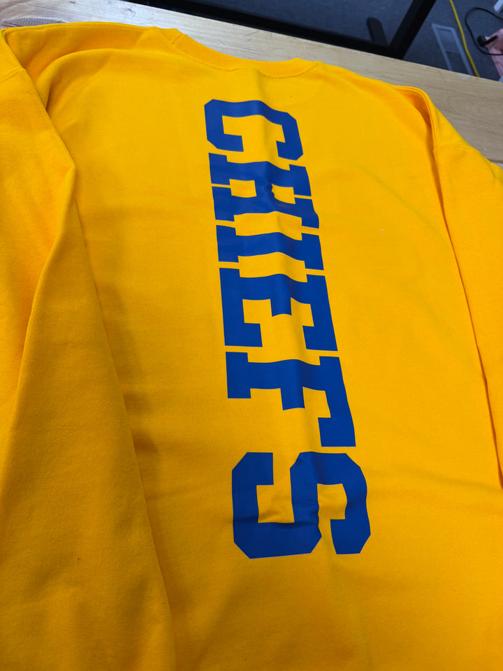 CUSTOM CENTER BIG BACK SWEATSHIRT