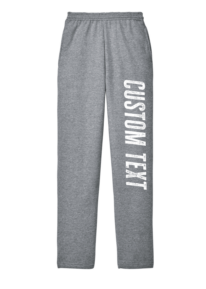 WIDELEG SWEATPANTS WITH CUSTOM TEXT