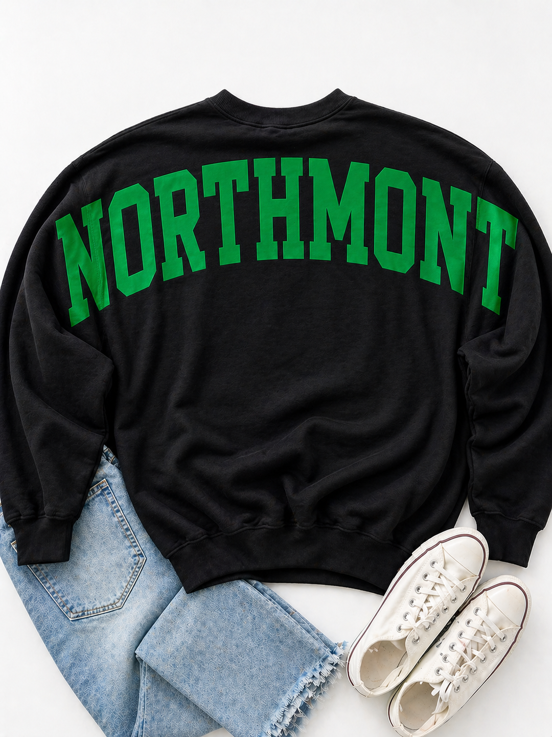 SOLID CUSTOM BIG BACK SWEATSHIRT