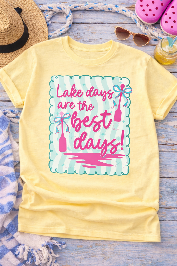 Lake Days Best Days Graphic Tee