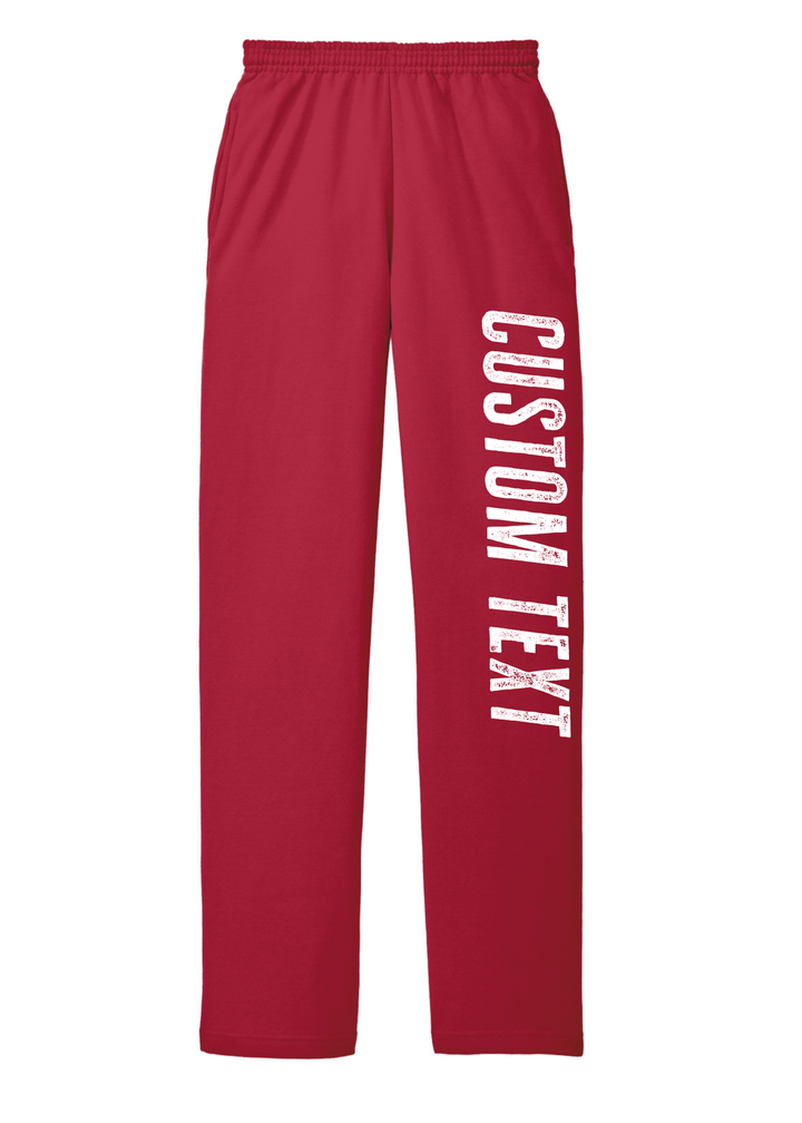WIDELEG SWEATPANTS WITH CUSTOM TEXT