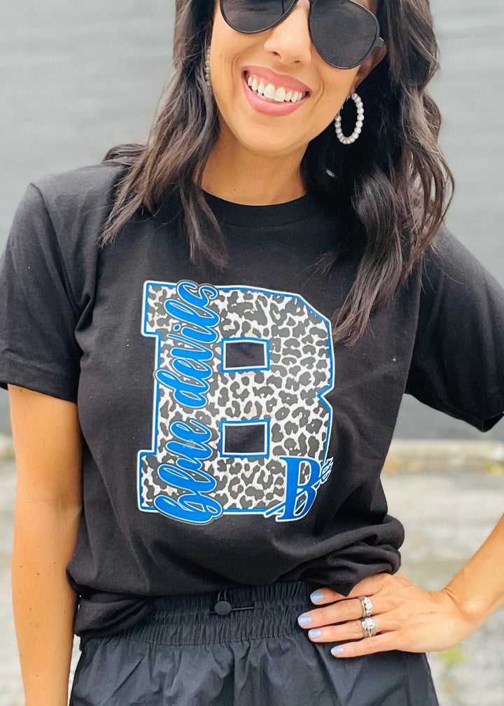 Brookville School Cheetah Varsity Letter Tee or Pullover
