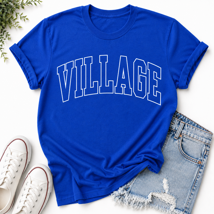 CUSTOM HOLLOW FONT GRAPHIC TEE