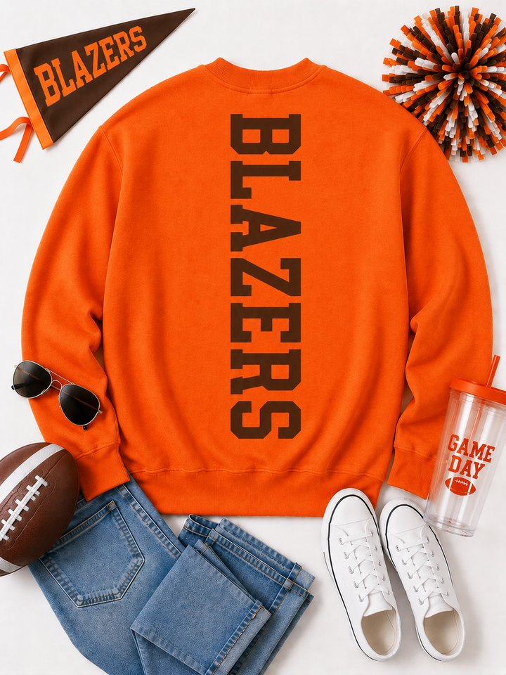 CUSTOM CENTER BIG BACK SWEATSHIRT