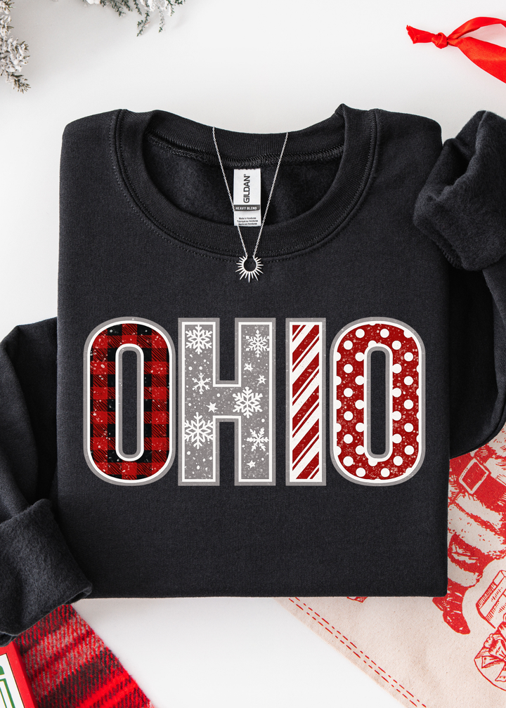 ✨BEST SELLER ✨ FESTIVE OHIO GRAPHIC TEE OR SWEATSHIRT