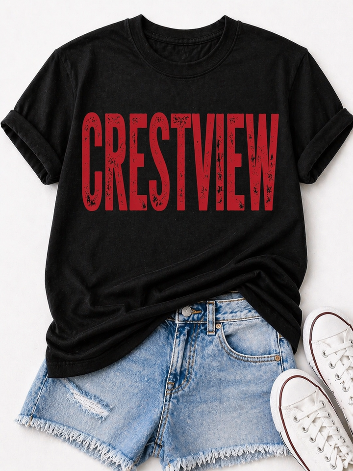 CUSTOM DISTRESSED GRAPHIC TEE