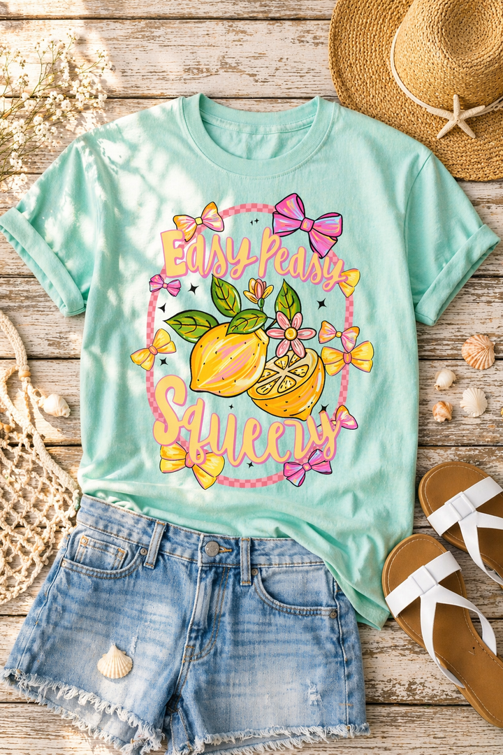 Easy Peasy Lemon Graphic Tee - Made to Order