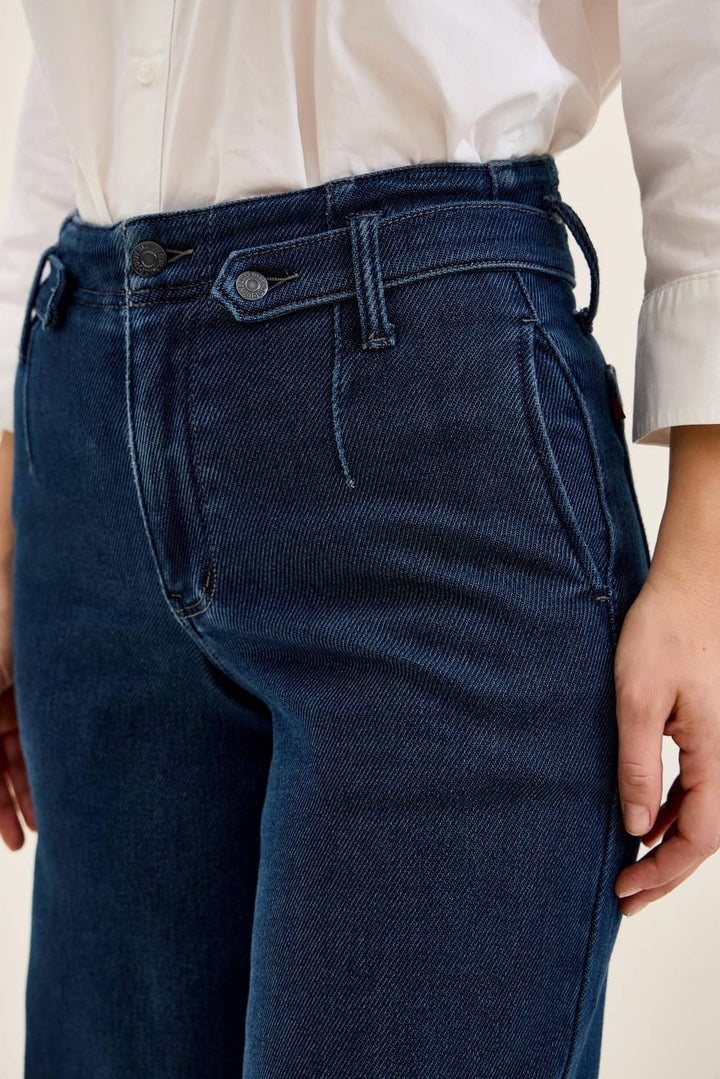 Judy Blue - HW LUX Retro Wide DK Nightfall Blue