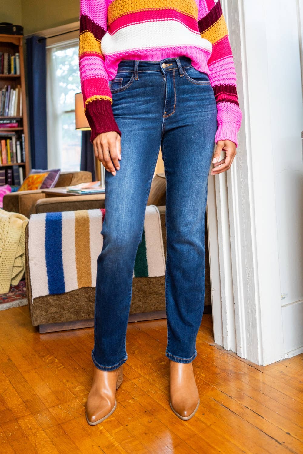 Judy Blue - JB82631 Vintage Wash Thermal Straight