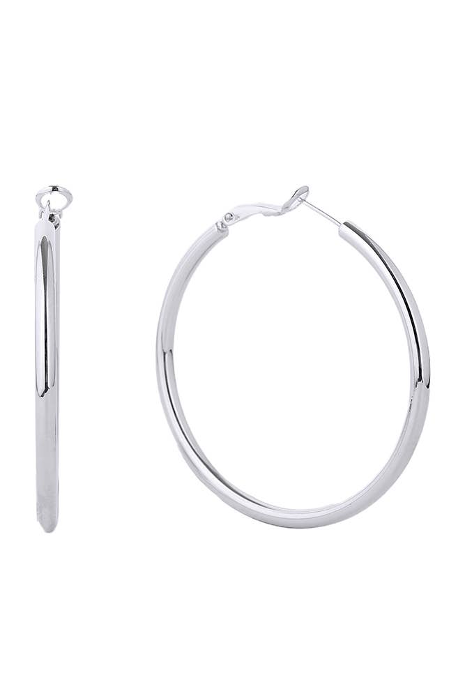 14K Gold Dipped Omega Closure Hoop: Gold / 4cm