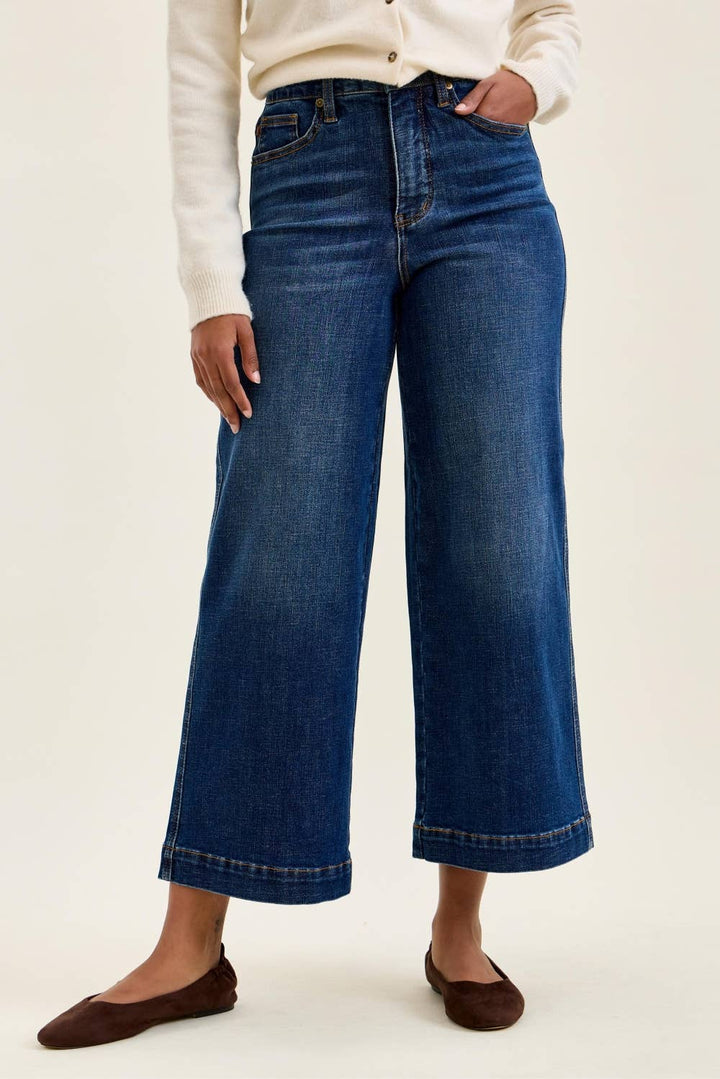 HW T.C. CLAUDIA  Ankle Wide DK Deep Indigo: DK