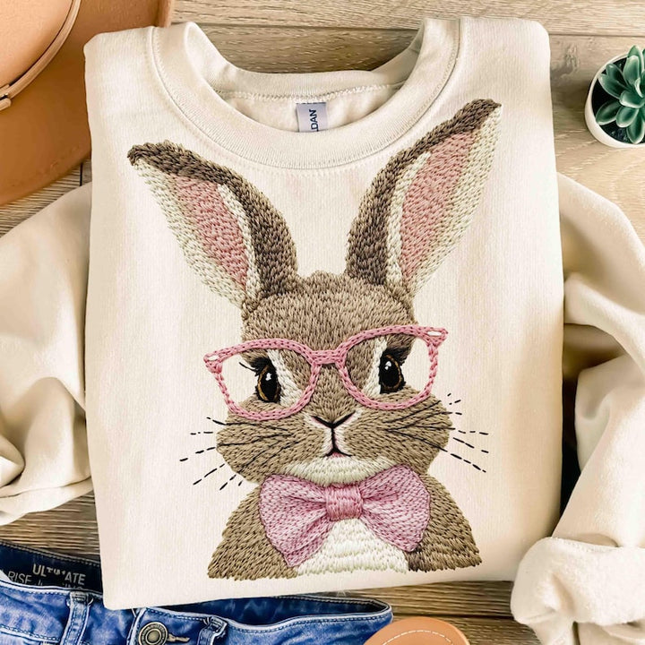 RETRO BUNNY GRAPHIC TEE OR SWEATSHIRT