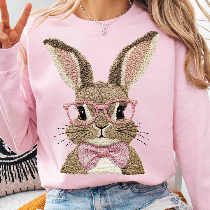RETRO BUNNY GRAPHIC TEE OR SWEATSHIRT