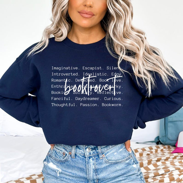 Booktrovert Words Graphic Tee or Sweatshirt