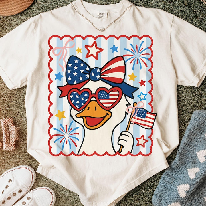 Goose Fourth of July Graphic Tee - Made to Order