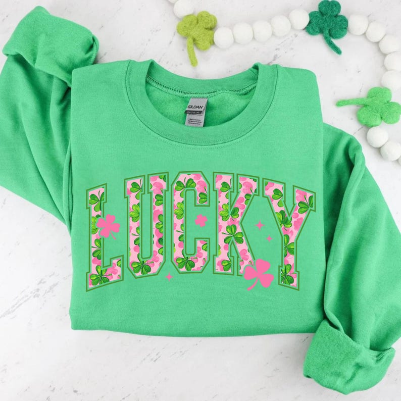 Varsity Lucky Tee or Sweatshirt
