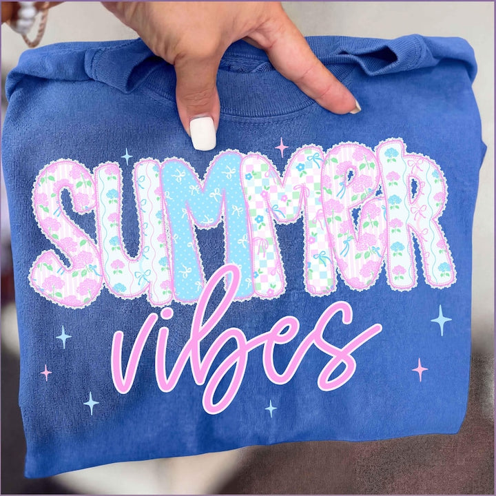 Floral Summer Vibes Graphic Tee