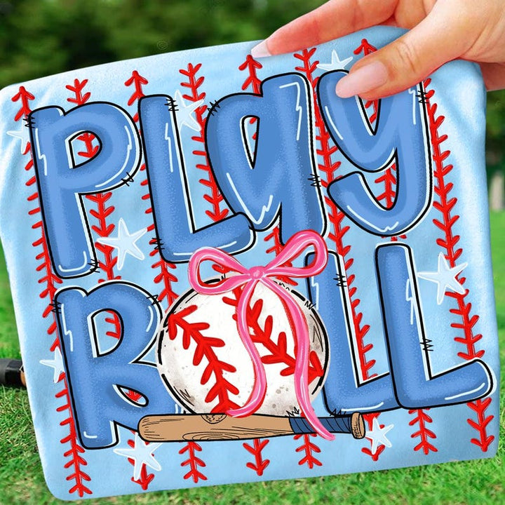 Preppy Play Ball Graphic Tee - Made to Order